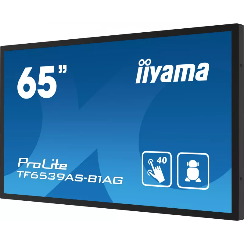 Digital signage flat panel iiyama TF6539AS-B1AG 64.5 inch Touchscreen LED 3840 x 2160