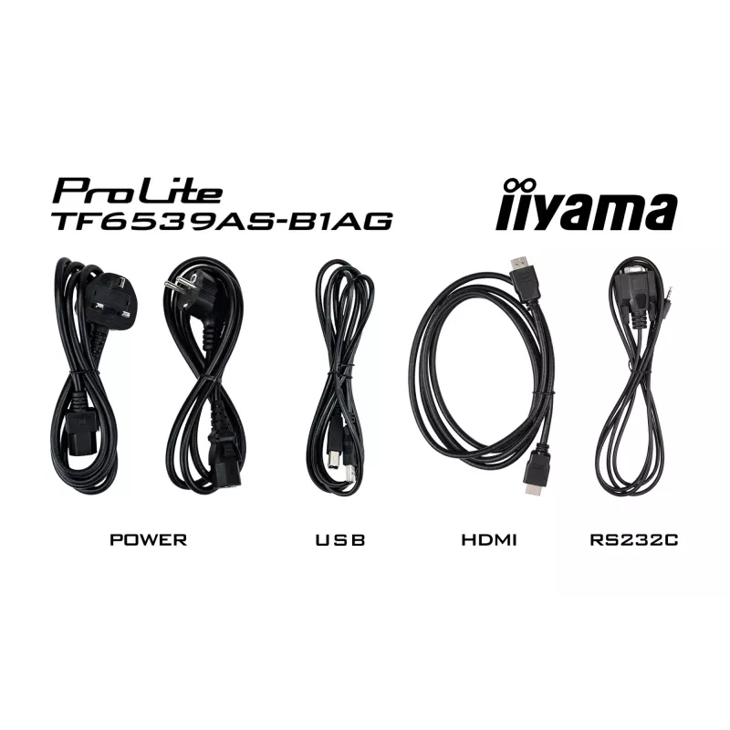 Digital signage flat panel iiyama TF6539AS-B1AG 64.5 inch Touchscreen LED 3840 x 2160