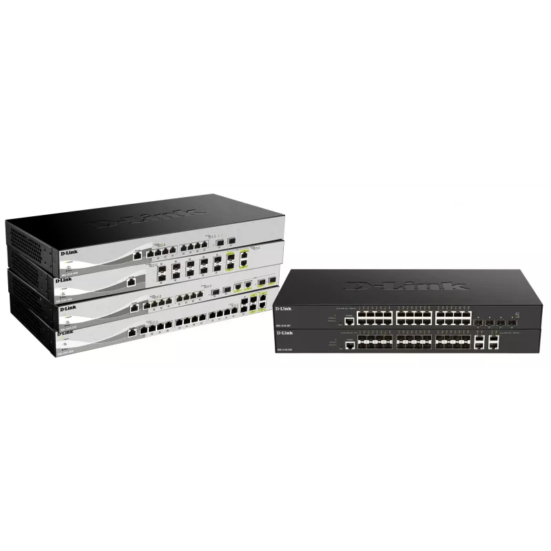 D-Link DXS-1210-16TC/E network switch Managed L2 10G Ethernet (100/1000/10000) Grey