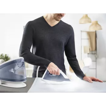 Tefal Express Optimal SV4110 2200 W 1.2 L Ceramic Express Glide Blue, White