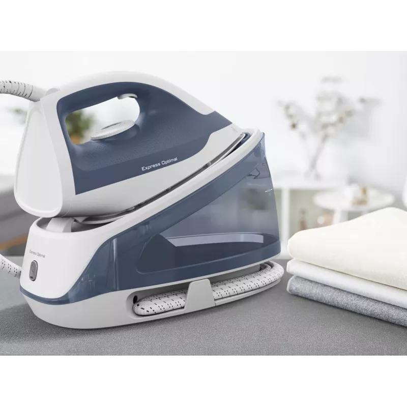 Tefal Express Optimal SV4110 2200 W 1.2 L Ceramic Express Glide Blue, White