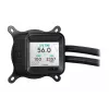 All-in-one liquid cooler ASUS Prime LC 360 ARGB LCD — 360 mm radiator, 3x 120 mm fans, LCD, PWM, Black