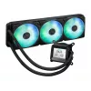 All-in-one liquid cooler ASUS Prime LC 360 ARGB LCD — 360 mm radiator, 3x 120 mm fans, LCD, PWM, Black