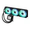 All-in-one liquid cooler ASUS Prime LC 360 ARGB LCD — 360 mm radiator, 3x 120 mm fans, LCD, PWM, Black