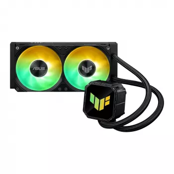 All-in-one liquid cooler ASUS TUF GAMING LC III 240 ARGB — 240 mm radiator, 2 x 120 mm ARGB fans, Socket AM5 support, Black