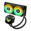 All-in-one liquid cooler ASUS TUF GAMING LC III 240 ARGB — 240 mm radiator, 2 x 120 mm ARGB fans, Socket AM5 support, Black