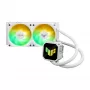 All-in-one liquid cooler ASUS TUF GAMING LC III 240 ARGB WHT – 240 mm radiator, 2x 120 mm fans, PWM, white