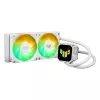 All-in-one liquid cooler ASUS TUF GAMING LC III 240 ARGB WHT – 240 mm radiator, 2x 120 mm fans, PWM, white
