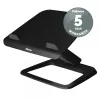 Fellowes Laptop Stand for Desk - Hana LT Laptop Stand for the Home and Office - Adjustable Laptop Stand with 3 Height Adjustments - Max Monitor Size 19 inch, Max Weight 4.5KG - Black
