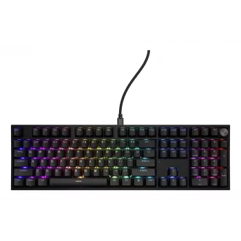 Mechanical keyboard Genesis THOR 404 — full-size 100% USB QWERTY English, black, RGB