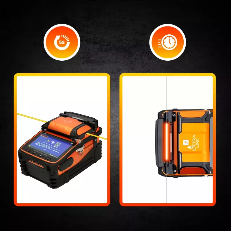 Fusion splicer Extralink AI-9 7800mAh battery LED lamp LCD 5.1 inch