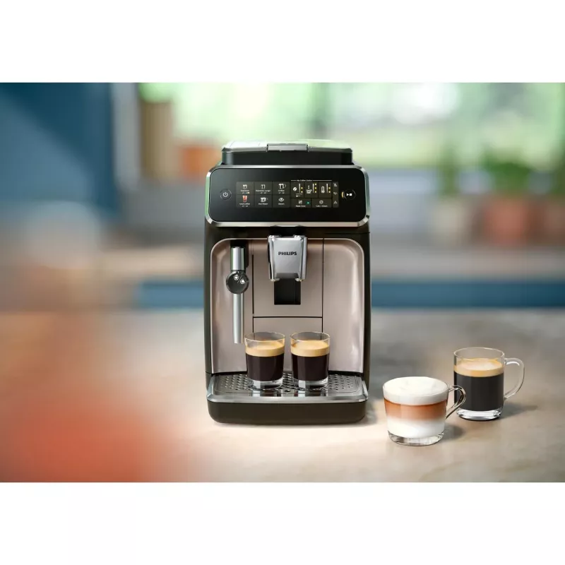 Espresso machine Philips EP3349/70 — fully automatic, 15 bar, 275 g bean container, ceramic grinder, milk tank