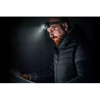 Ledlenser HF8R Work Headband Flashlight, LED, Black