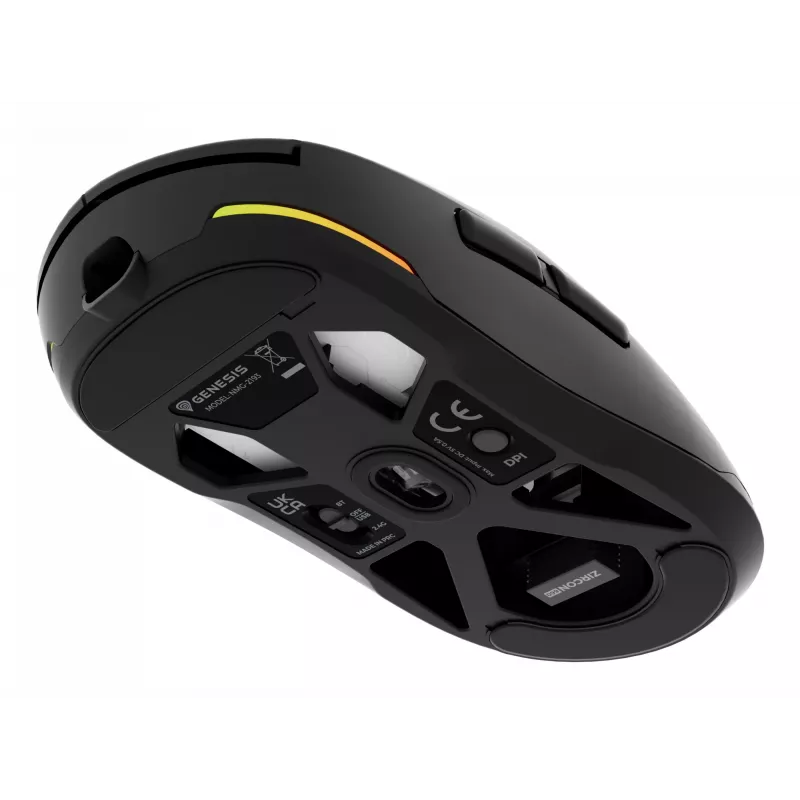 GENESIS NMG-2193 mouse Gaming Ambidextrous Bluetooth + USB Type-C Optical 26000 DPI