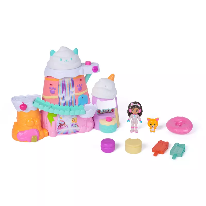 Playset Spin Master Gabby's Dollhouse: The Movie – Gabby's Sweet Treat Mountain, 12-piece set with figures and accessories, ages 3+