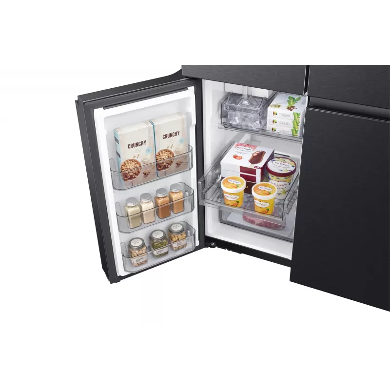 Samsung RF59C701EB1 side-by-side refrigerator Freestanding 649 L Black