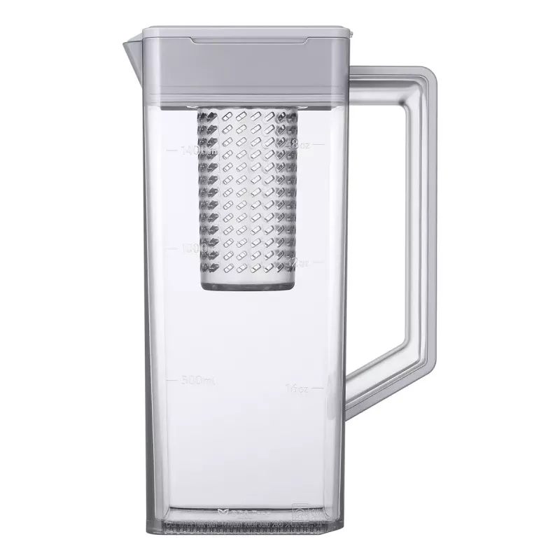 Side-by-side refrigerator Samsung RF59C701ES9 — French door, 649 L total (390 L fridge / 269 L freezer), Silver