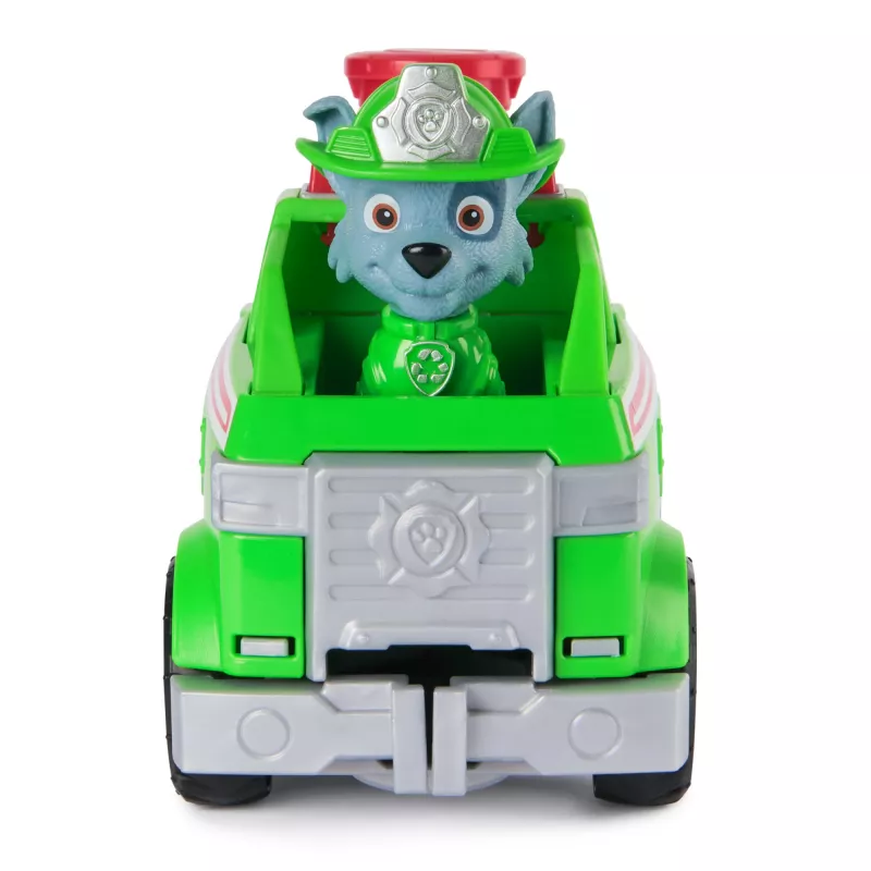 PAW Patrol Fire Rescue: Rocky Rescue Fire Tanker with Action Figure, Grab Claw and Toy Truck, Kids Toys for Boys & Girls Ages 3 and Up