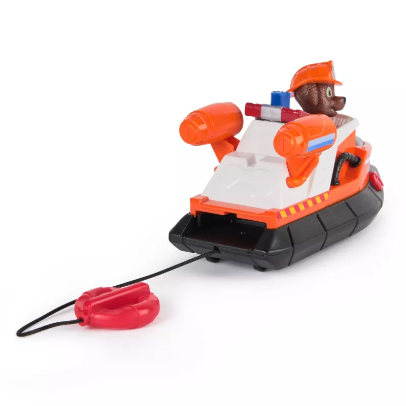 PAW Patrol Fire Rescue: Zuma Rescue Fire Boat with Action Figure, Launching Lifesaver, Raccoon & Toy Boat, Kids Toys for Boys & Girls Ages 3 and Up
