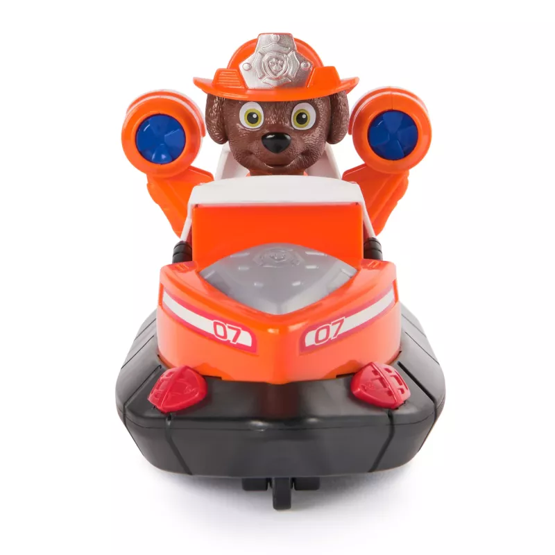 PAW Patrol Fire Rescue: Zuma Rescue Fire Boat with Action Figure, Launching Lifesaver, Raccoon & Toy Boat, Kids Toys for Boys & Girls Ages 3 and Up