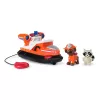 PAW Patrol Fire Rescue: Zuma Rescue Fire Boat with Action Figure, Launching Lifesaver, Raccoon & Toy Boat, Kids Toys for Boys & Girls Ages 3 and Up