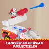 Fire truck toy Spin Master Marshall Rescue Fire Engine with action figure, projectile launcher, plastic, ages 3+
