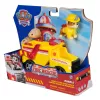 PAW Patrol Fire Rescue: Rubble Rescue Fire Dump Truck with Action Figure, Projectiles, and Toy Truck, Kids Toys for Boys & Girls Ages 3 and Up