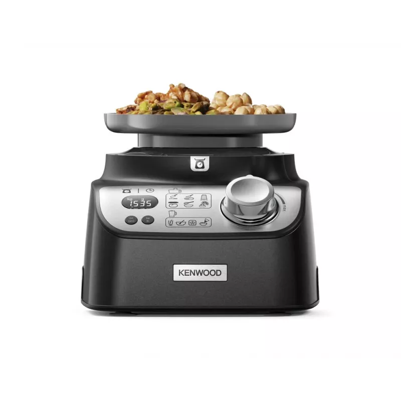 Kenwood compact food processor MultiPro XL Weigh+ black — 1,000 W, integrated scale, blender attachment