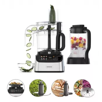Kenwood MultiPro OneTouch food processor 1000 W 3 L Black, Stainless steel Built-in scales