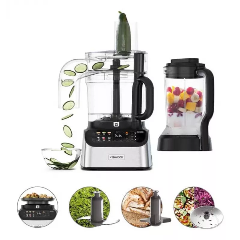 Kenwood MultiPro OneTouch food processor 1000 W 3 L Black, Stainless steel Built-in scales