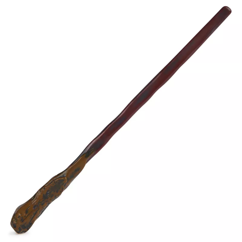 Wizarding World Harry Potter, 12-inch Magical Collector Ron Weasley Wand, Stand & Die-cast Icon, Magical Artifacts, Accessory for Costumes