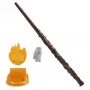 Wizarding World Harry Potter, 12-inch Magical Collector Hermione Granger Wand with Stand & Die-cast Icon, Magical Creatures, Accessory for Costumes