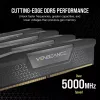 DIMM 96 GB DDR5-6000 (2x 48 GB) Dual-Kit, Arbeitsspeicher schwarz, CMK96GX5M2B6000C30, Vengeance, INTEL XMP