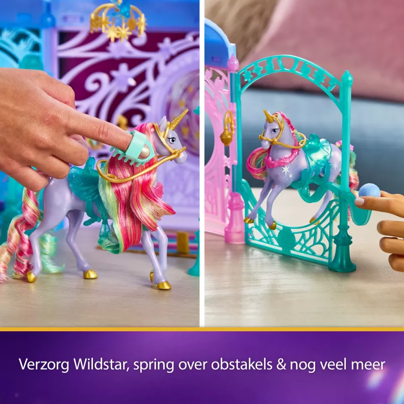Playset Spin Master Unicorn Academy Stable Playset with Fountain, Light and Sound Effects