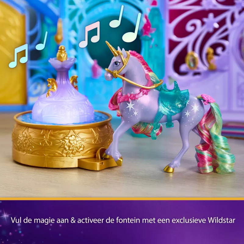 Playset Spin Master Unicorn Academy Stable Playset with Fountain, Light and Sound Effects