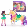 Mini doll set Usorteret Unicorn Academy Ava & Leaf Power of Friendship with translucent saddle and 2 accessories, 168 mm, plastic