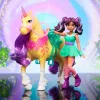 Mini doll set Usorteret Unicorn Academy Ava & Leaf Power of Friendship with translucent saddle and 2 accessories, 168 mm, plastic