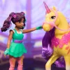Mini doll set Usorteret Unicorn Academy Ava & Leaf Power of Friendship with translucent saddle and 2 accessories, 168 mm, plastic