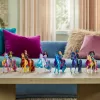 Mini doll set Usorteret Unicorn Academy Ava & Leaf Power of Friendship with translucent saddle and 2 accessories, 168 mm, plastic