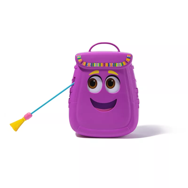 Spin Master Dora My Adventure Backpack with Retractable Map, Toy Binoculars and Compass – Multicolour, Ages 3+