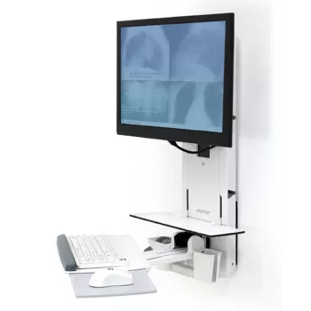 ERGOTRON Styleview Sit-stand Vertical Lift Patient Room (white)