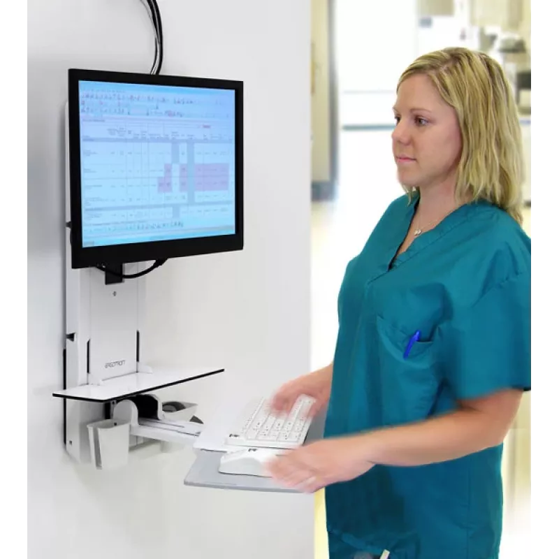 ERGOTRON Styleview Sit-stand Vertical Lift Patient Room (white)