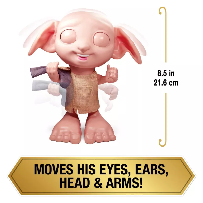 Interactive Toy Wizarding World Harry Potter Dobby Speaking Function AAA Multicolour