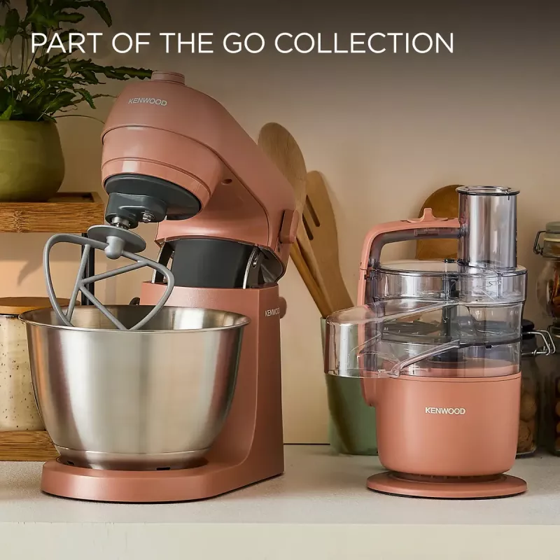 Kenwood Go KZM35.000RD Stand Mixer, Clay Red, 800 W