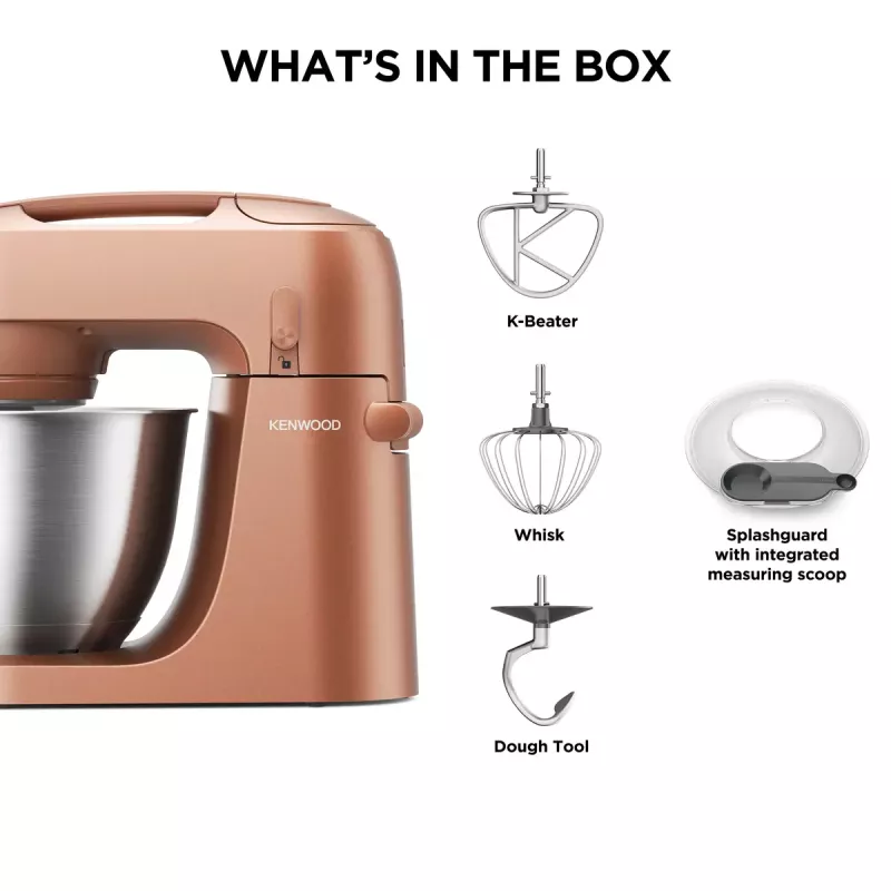 Kenwood Go KZM35.000RD Stand Mixer, Clay Red, 800 W