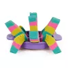 Kinetic Sand , Ultimate Sandisfying Set with 2lbs Play Sand (Pink, Yellow & Teal), 10 Tools & Molds, Sensory Toys for Kids Ages 7 and up
