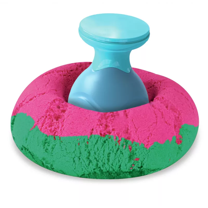 Kinetic Sand , Ultimate Sandisfying Set with 2lbs Play Sand (Pink, Yellow & Teal), 10 Tools & Molds, Sensory Toys for Kids Ages 7 and up
