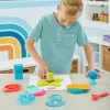 Kinetic Sand , Ultimate Sandisfying Set with 2lbs Play Sand (Pink, Yellow & Teal), 10 Tools & Molds, Sensory Toys for Kids Ages 7 and up