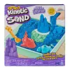Kinetic Sand , Sandbox Set, Creative Easter Gifts, Includes 1lb Blue Moldable Play Sand, 4 Tools & Molds, Storage, Sensory Toys for Kids Ages 3 and up
