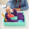 Kinetic Sand , Sandbox Set, Creative Easter Gifts, Includes 1lb Purple Moldable Play Sand, 4 Tools & Molds, Storage, Sensory Toys for Kids Ages 3 and up